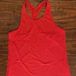 ATHLETA Active Yoga Workout Red Tank Top Sz S